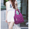 Women Style Dumpling Bag Large Capacity Casual Nylon Tote with Zipper
