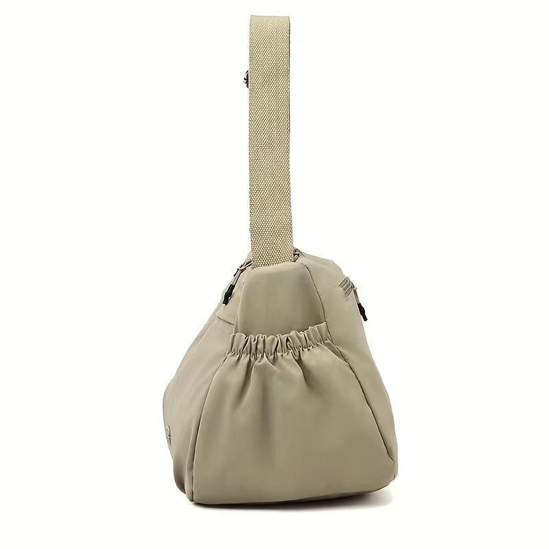 { Pack 2 } A Classic Women Crossbody Bag with Double Pockets