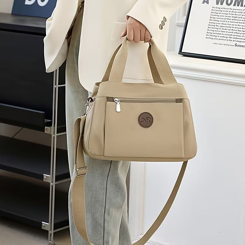 Multiple Pockets Lightweight Stylish Nylon Crossbody Bag { Pack 2 }