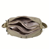 { Pack 2 } A Classic Women Crossbody Bag with Double Pockets