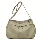 { Pack 2 } A Classic Women Crossbody Bag with Double Pockets
