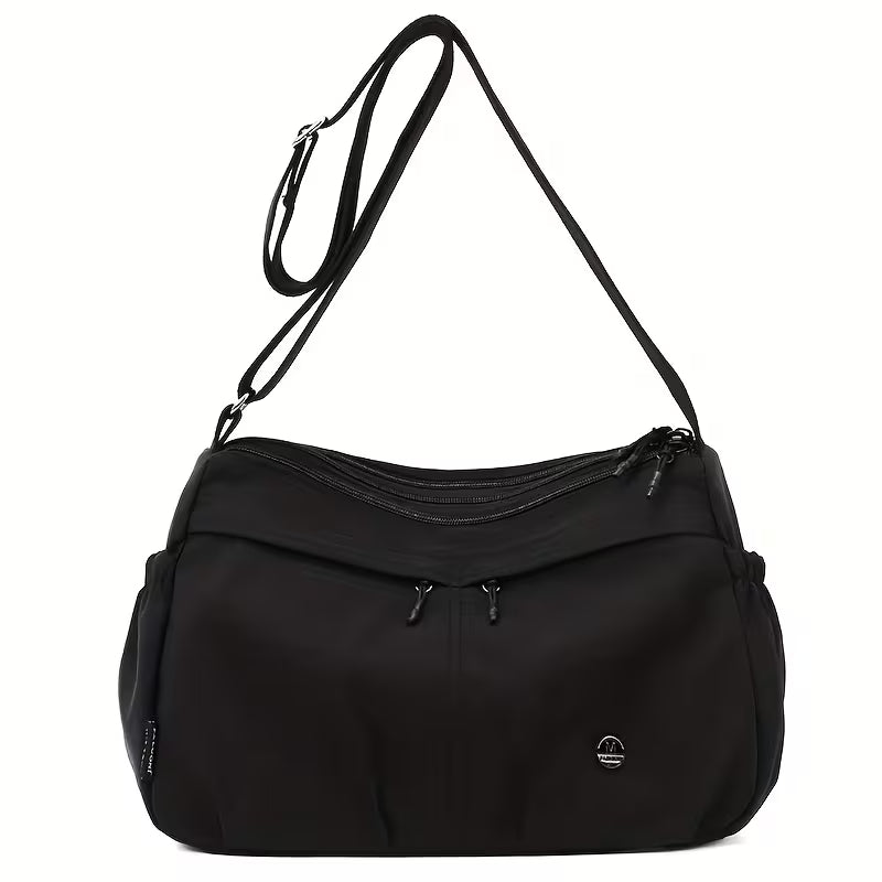 { Pack 2 } A Classic Women Crossbody Bag with Double Pockets